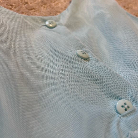 Communion Party or Easter Spring Size 2T Sleeveless Tool Mesh Dress - Picture 7 of 9
